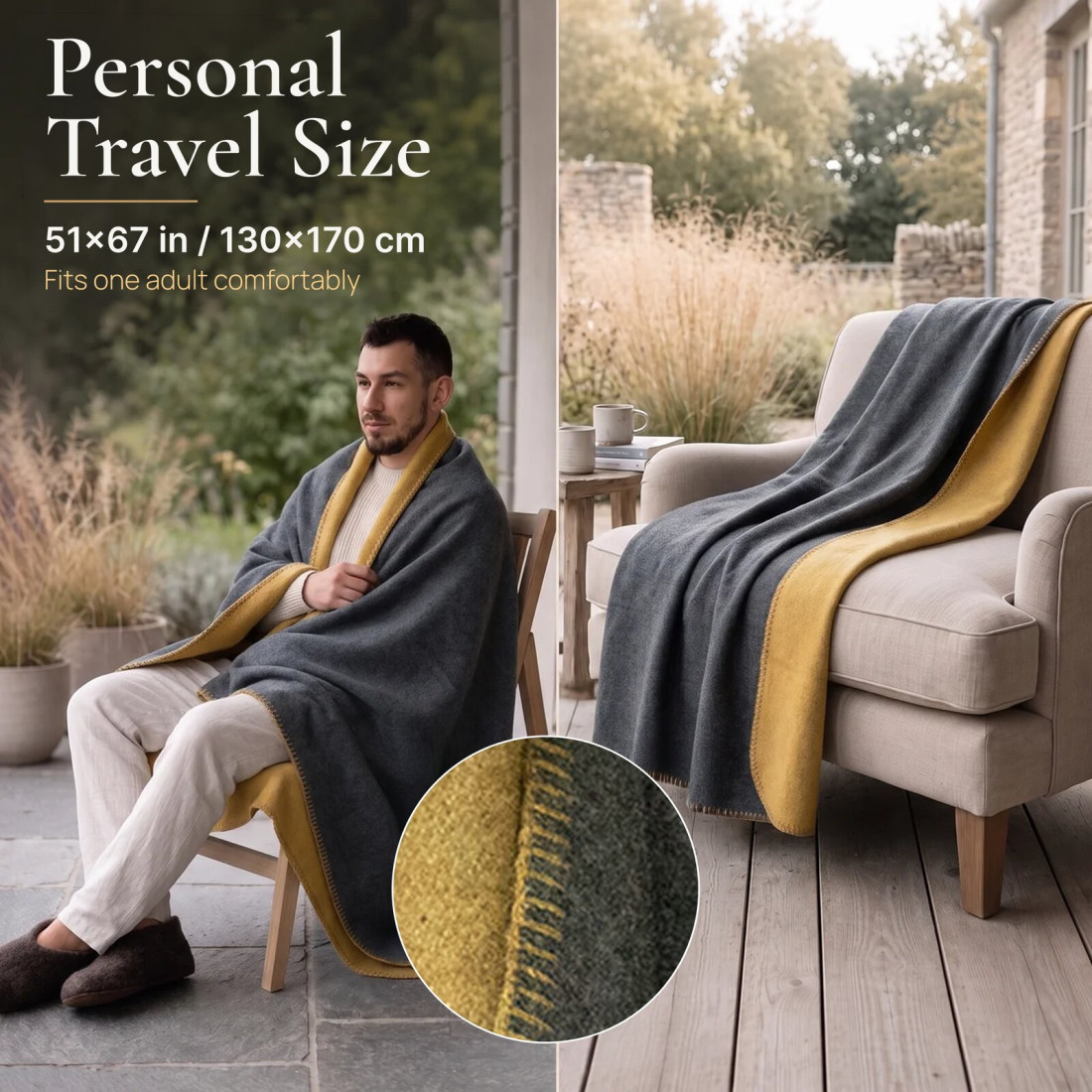 80% Merino Wool Blanket · 4