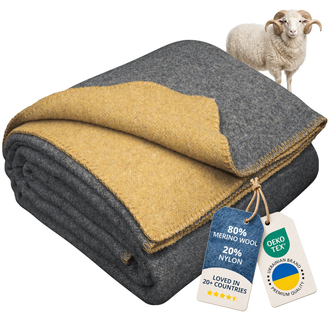 80% Merino Wool Blanket