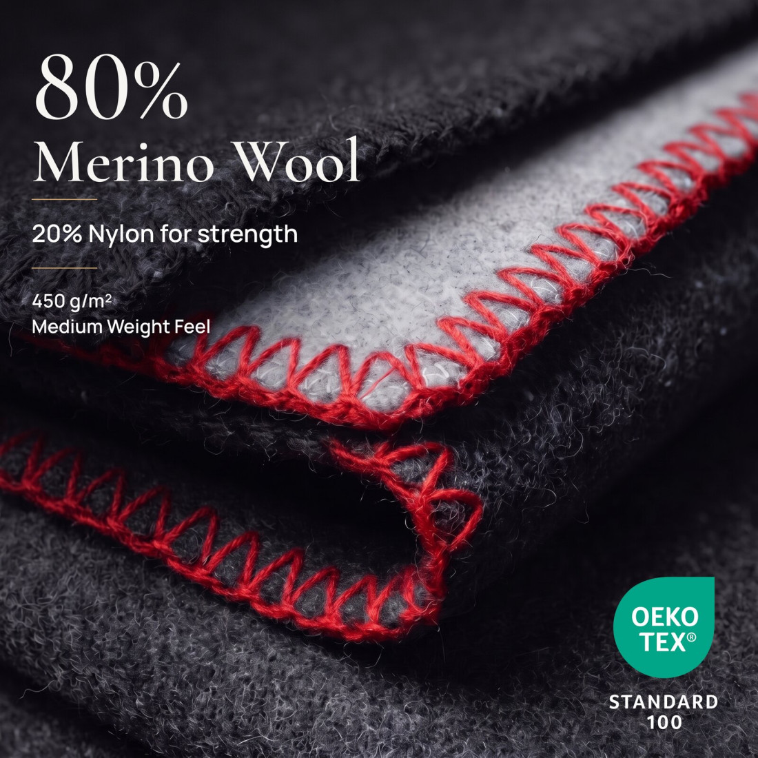 80% Merino Wool Blanket · 3