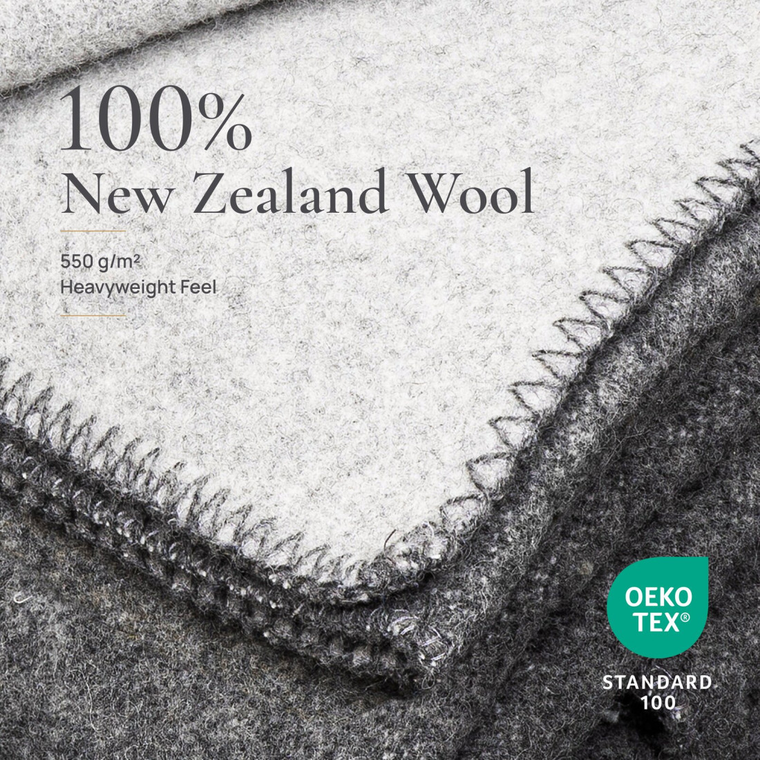 Reversible 100% Wool Blanket · 3
