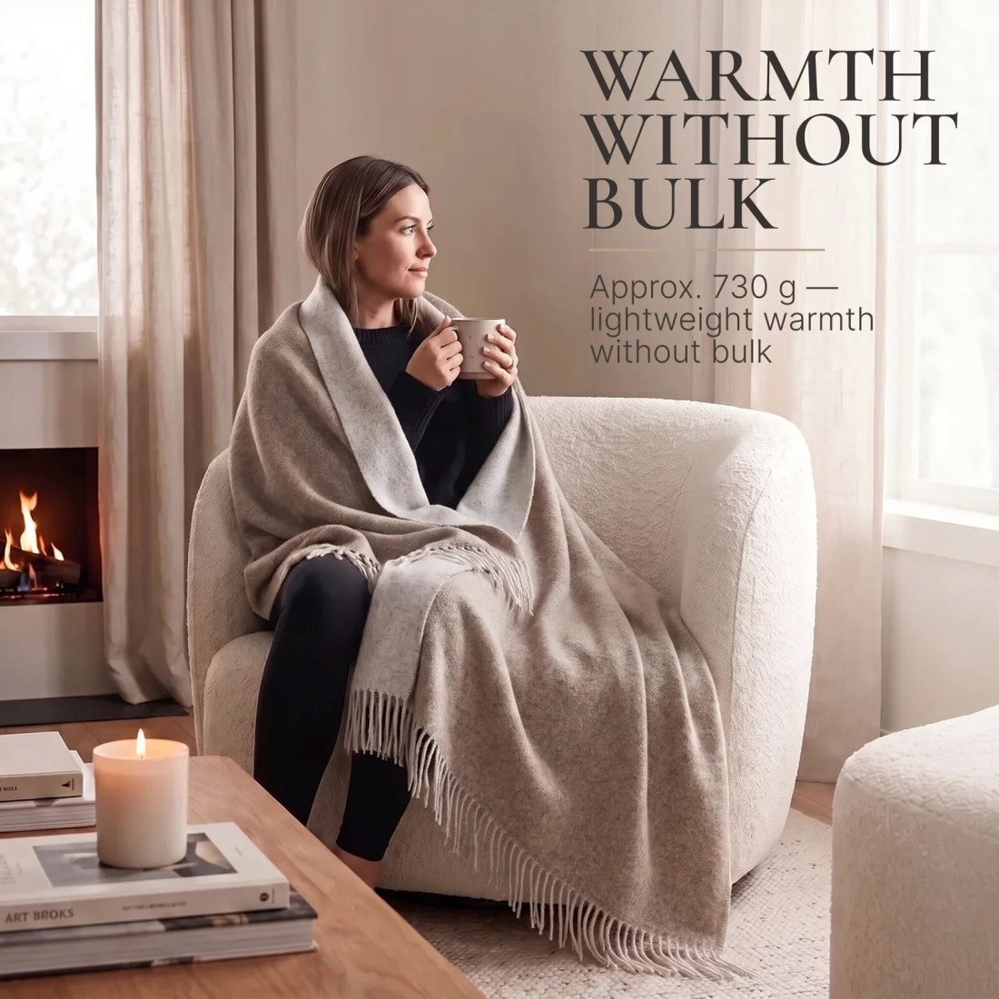 Reversible Merino Wool Blanket · 3