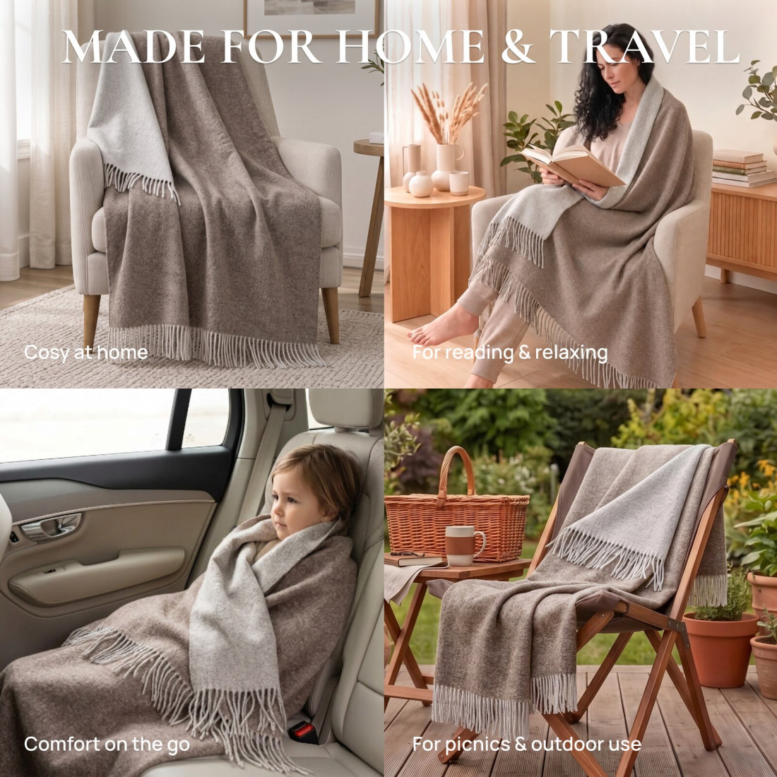 Reversible Merino Wool Blanket · 6