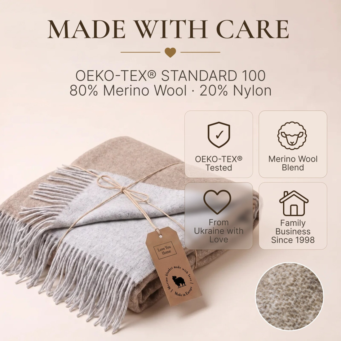 Reversible Merino Wool Blanket · 10