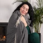 Cashmere wool blanke...