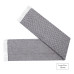 Cotton Blanket Corners Chevron LoveYouHome (140x200 cm / Dark Grey - White)