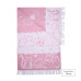 Cotton Blanket Cats & Kittens LoveYouHome (140x200 cm / Light Pink - White)