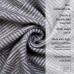 Cotton Blanket Parallels LoveYouHome (140x200 cm / Grey - White)
