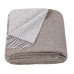 Reversible Merino Wool Blanket LoveYouHome (140x200 cm / Light Brown - White)