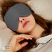 Silk sleep mask with earplugs LoveYouHome (Grey | 22 Momme)